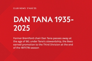 真人百家乐游戏-布伦特福德官方：前主席丹-塔纳逝世享年86岁，对其深表哀悼